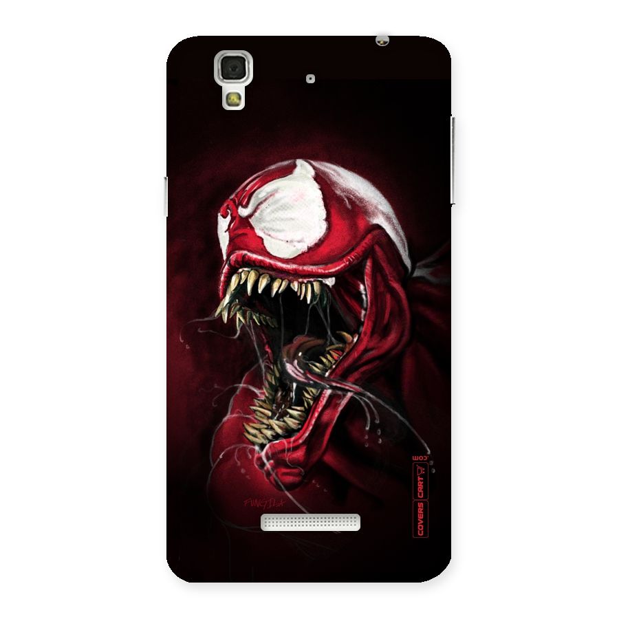 Red Venom Artwork Back Case for YU Yureka Plus