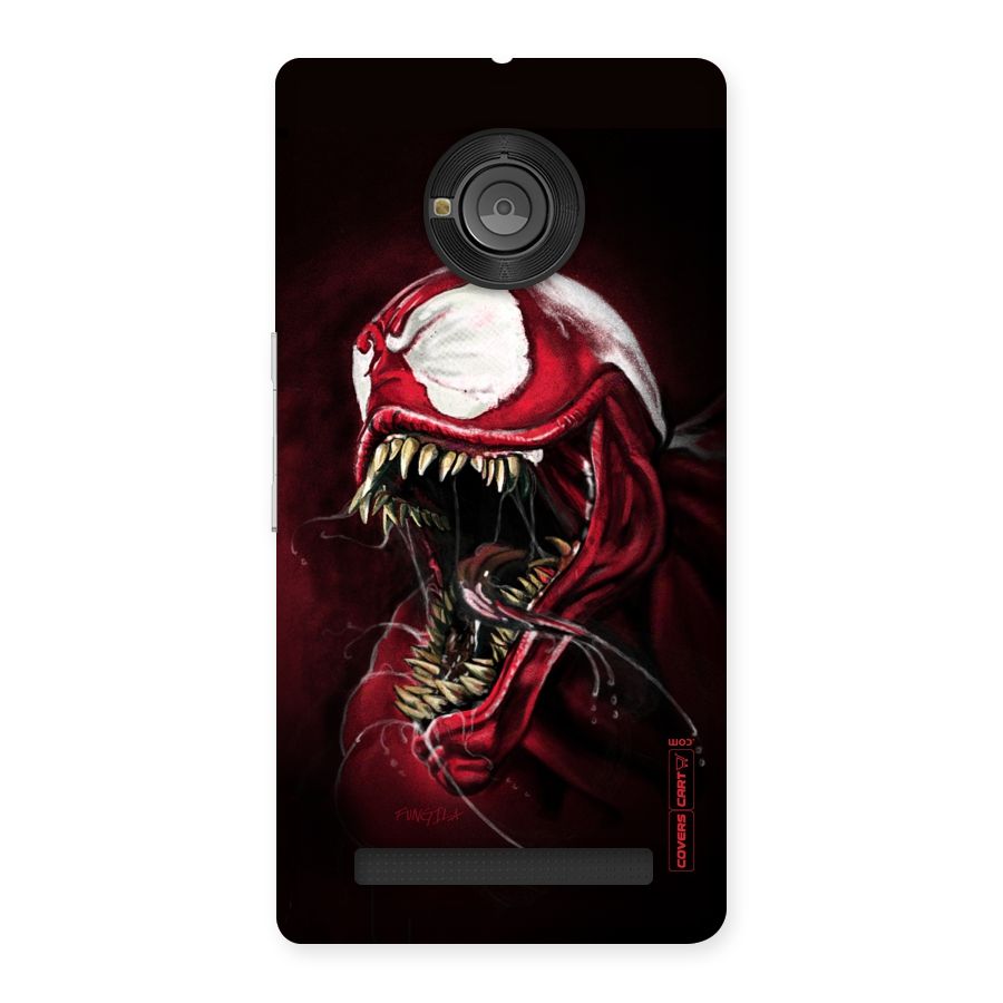 Red Venom Artwork Back Case for Yu Yuphoria