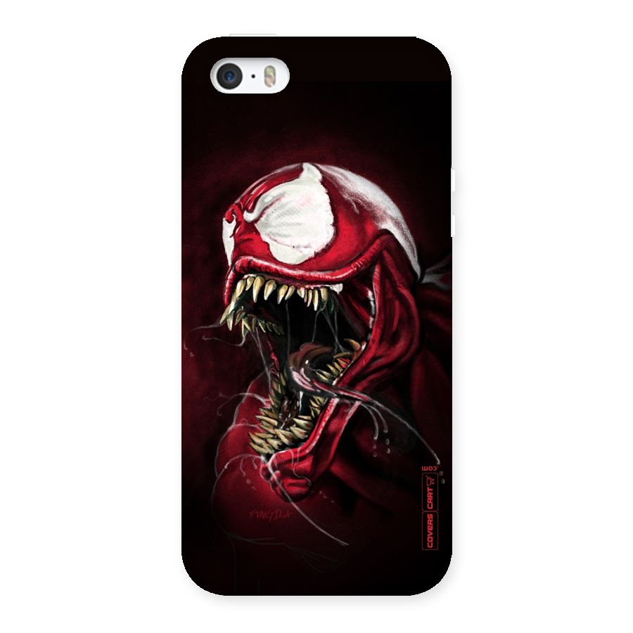 Red Venom Artwork Back Case for iPhone SE