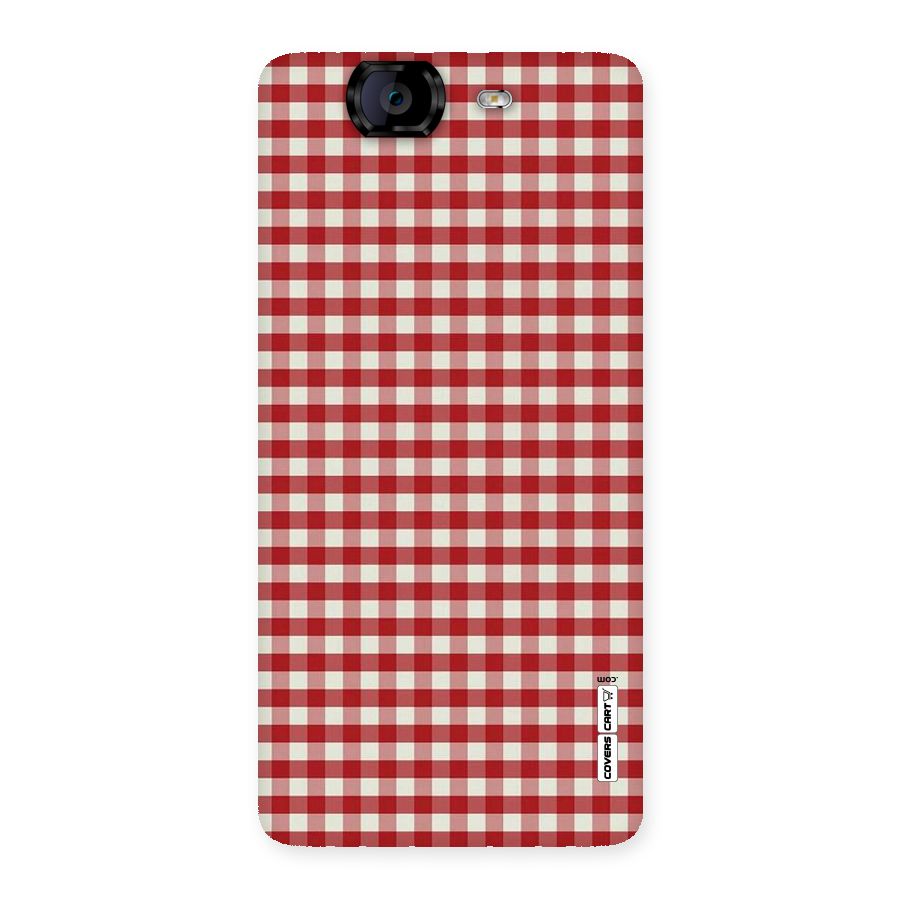 Red White Check Back Case for Canvas Knight A350