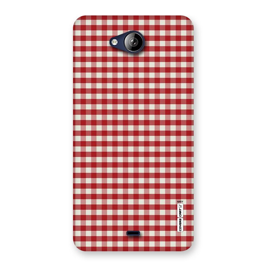 Red White Check Back Case for Canvas Play Q355
