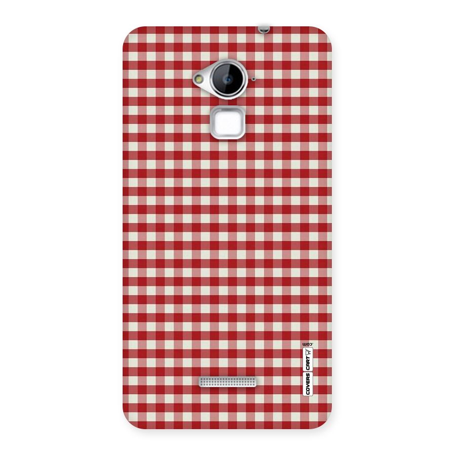 Red White Check Back Case for Coolpad Note 3