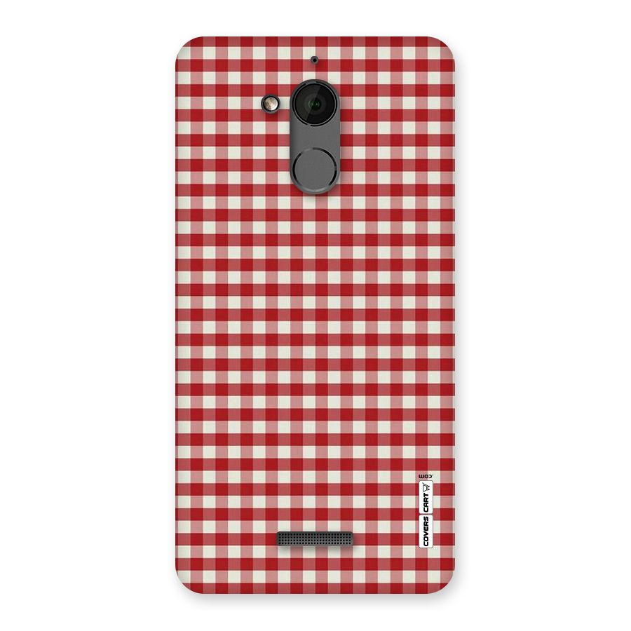 Red White Check Back Case for Coolpad Note 5