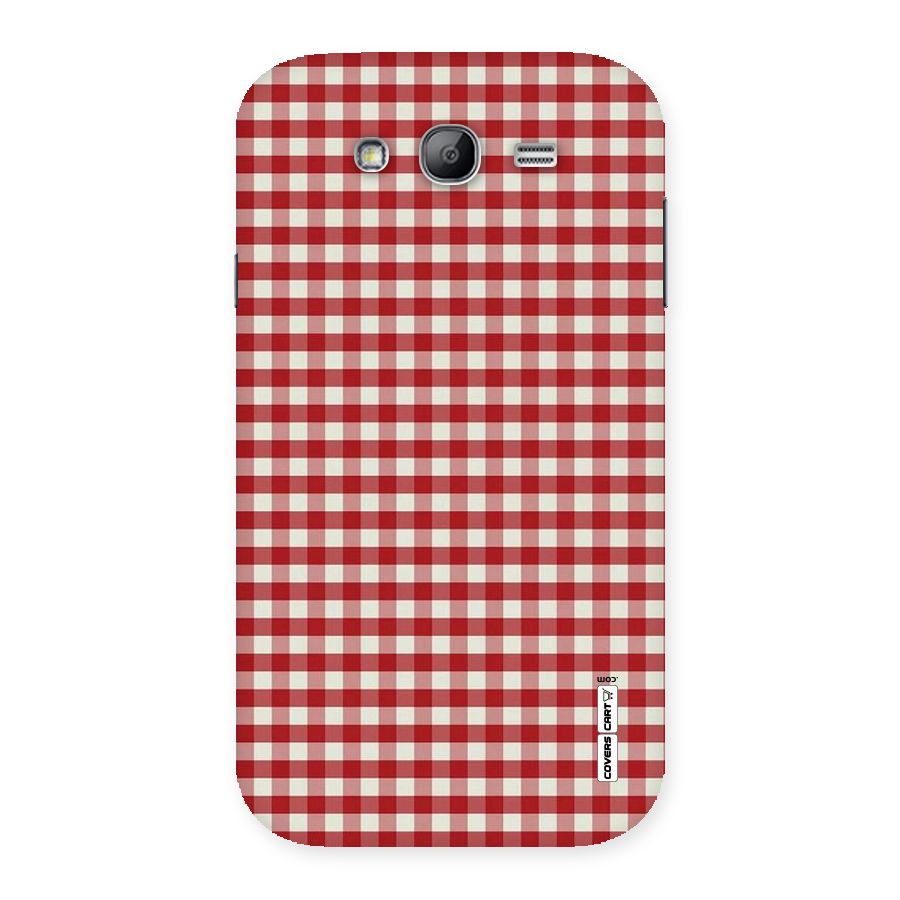 Red White Check Back Case for Galaxy Grand Neo
