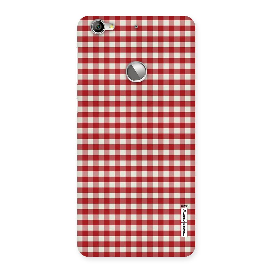 Red White Check Back Case for LeTV Le 1s