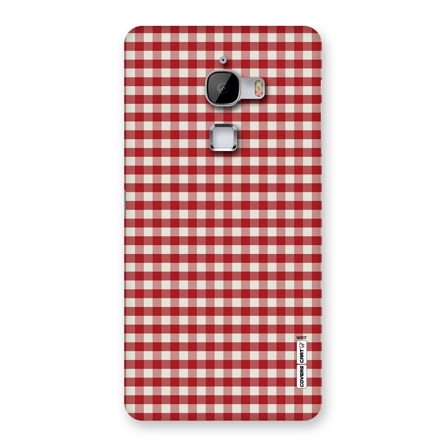 Red White Check Back Case for LeTv Le Max