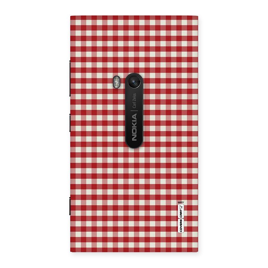Red White Check Back Case for Lumia 920