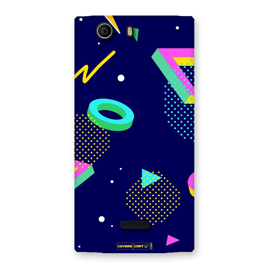 Retro Abstract Back Case for Canvas Nitro 2 E311