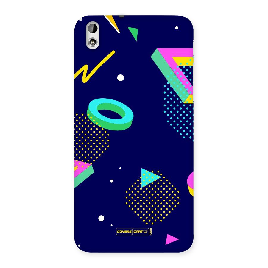 Retro Abstract Back Case for HTC Desire 816g