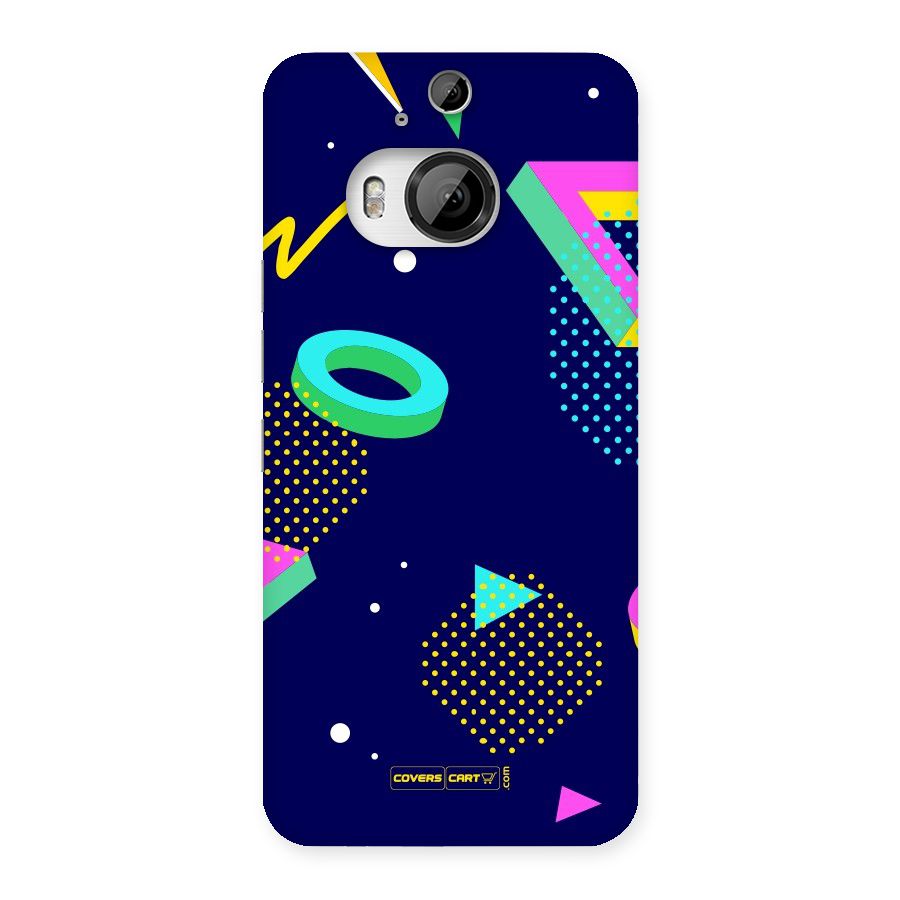 Retro Abstract Back Case for HTC One M9 Plus