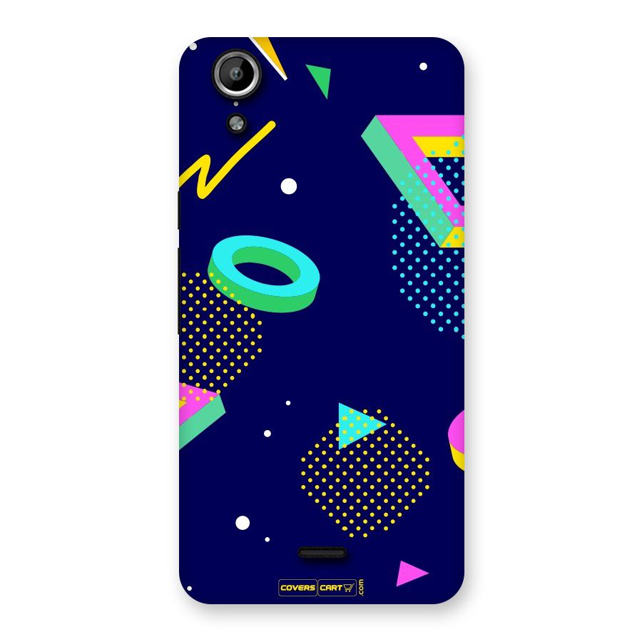 Retro Abstract Back Case for Micromax Canvas Selfie Lens Q345