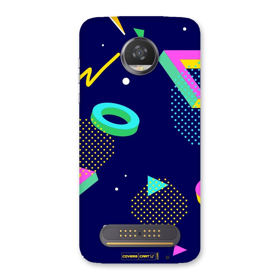 Retro Abstract Back Case for Moto Z2 Play