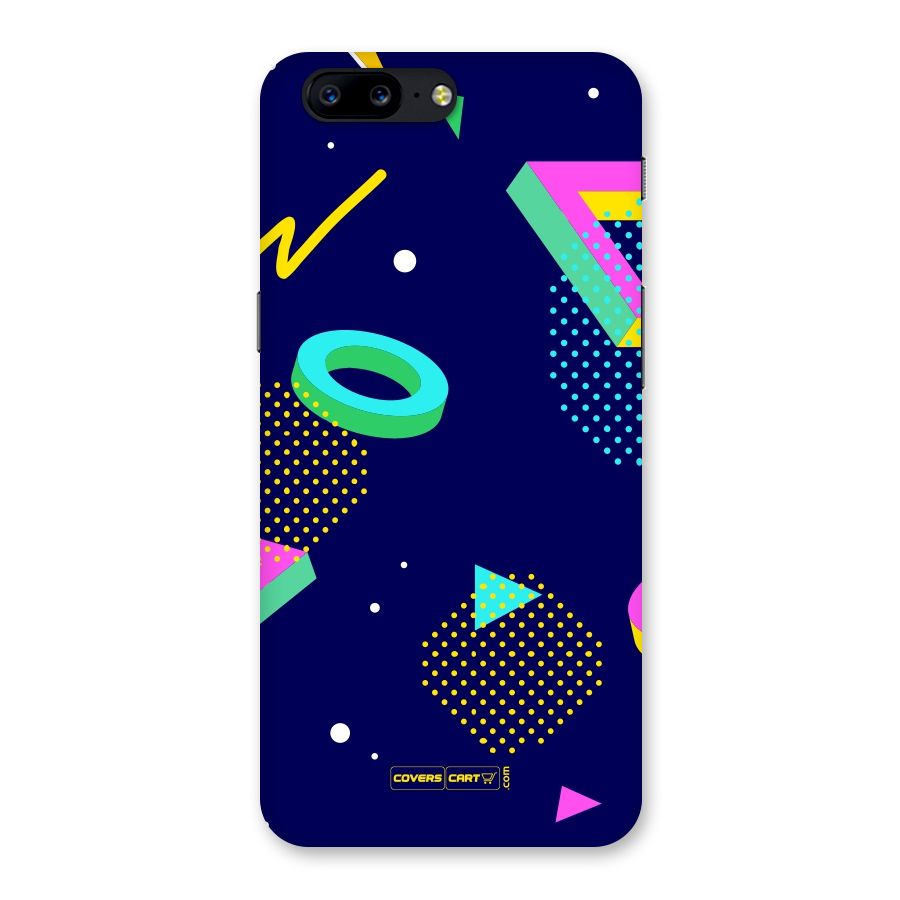 Retro Abstract Back Case for OnePlus 5