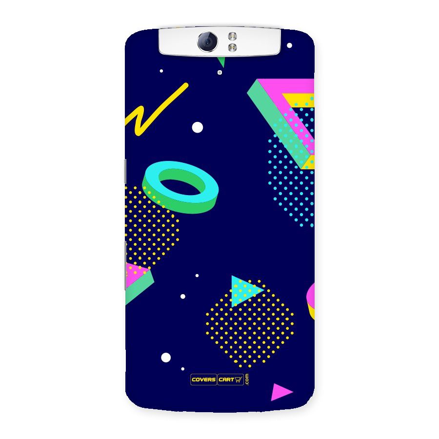 Retro Abstract Back Case for Oppo N1