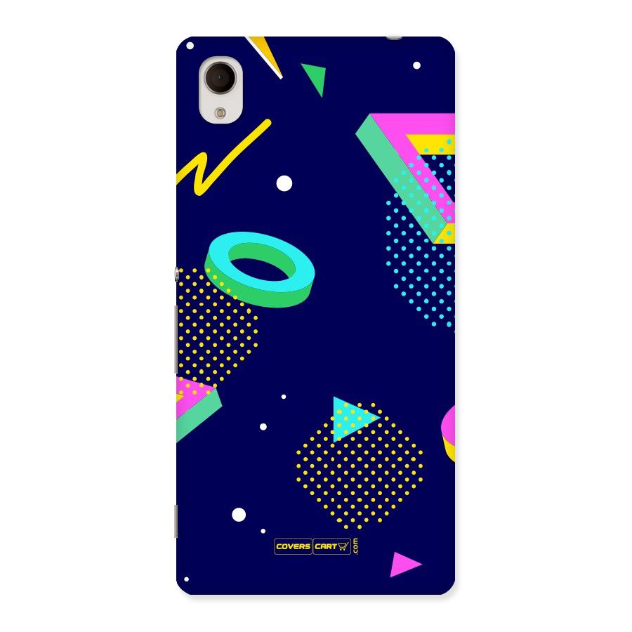 Retro Abstract Back Case for Sony Xperia M4