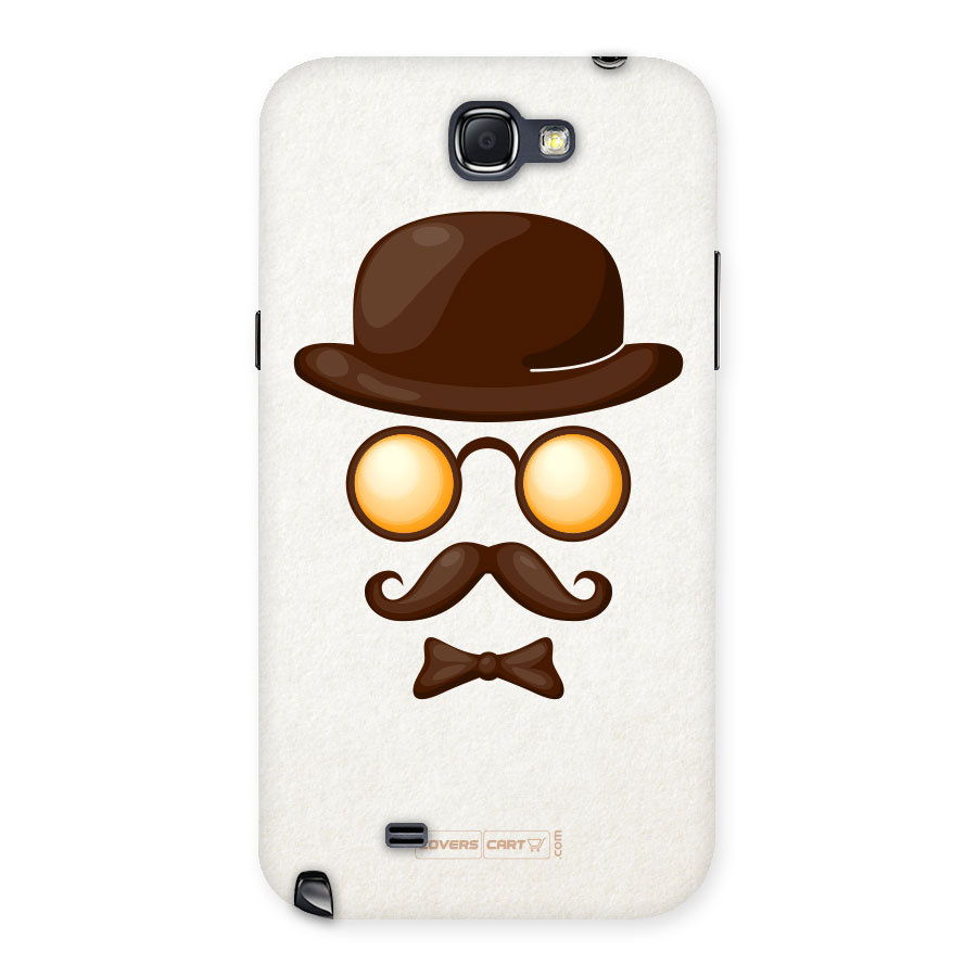 Retro Style Back Case for Galaxy Note 2