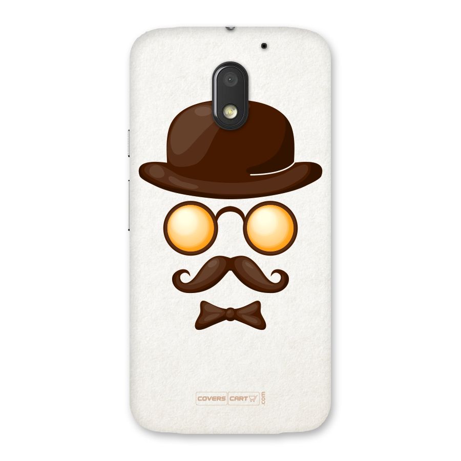 Retro Style Back Case for Moto E3 Power