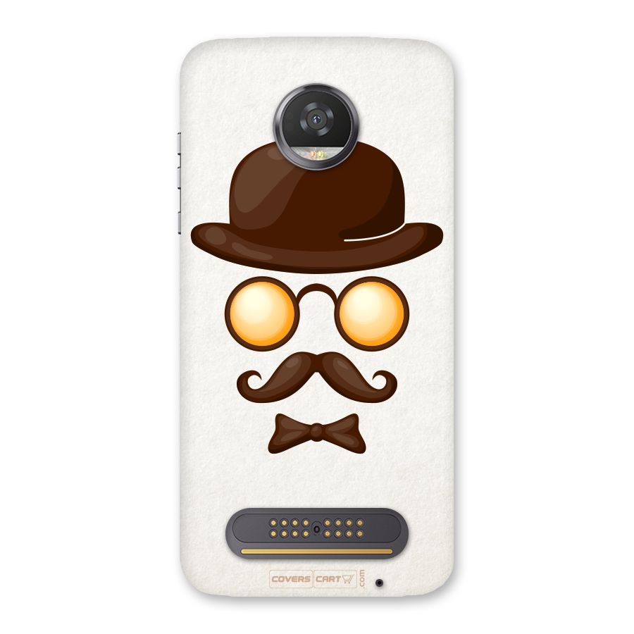 Retro Style Back Case for Moto Z2 Play