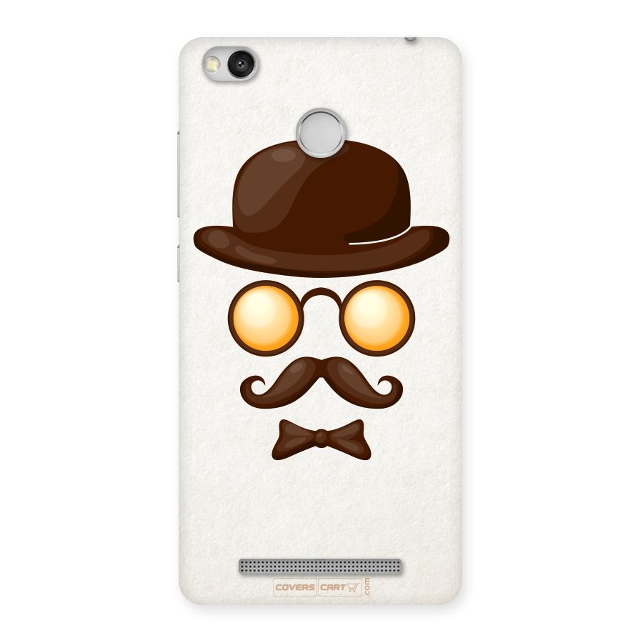 Retro Style Back Case for Redmi 3S Prime