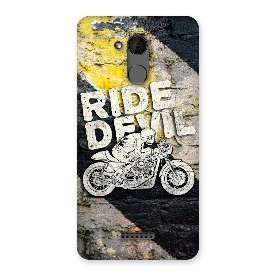 Ride Devil Back Case for Coolpad Note 5