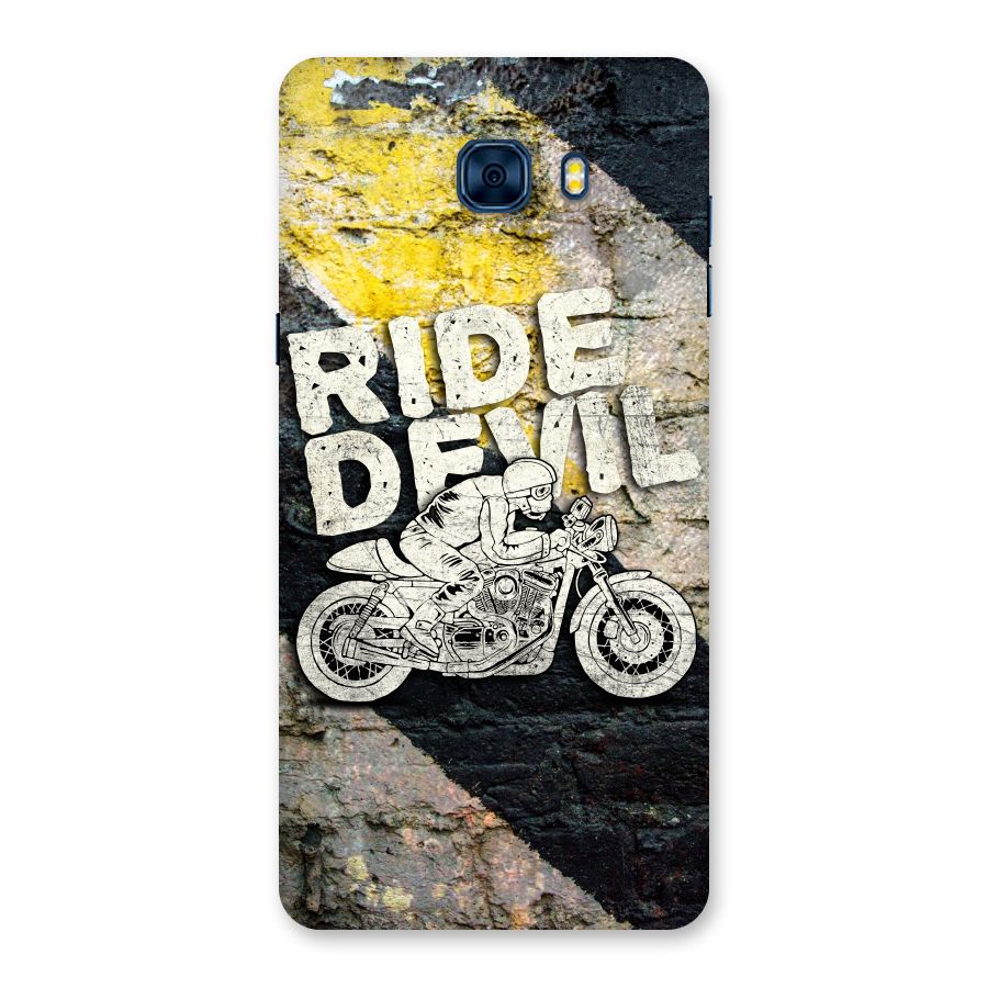 Ride Devil Back Case for Galaxy C7 Pro