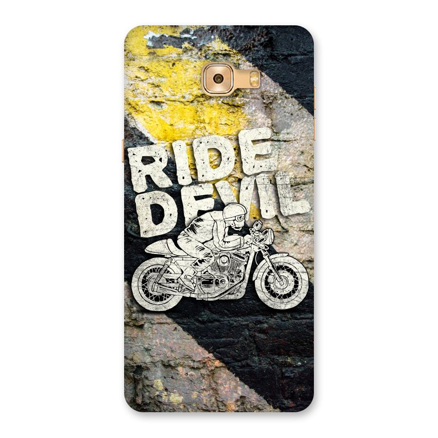 Ride Devil Back Case for Galaxy C9 Pro