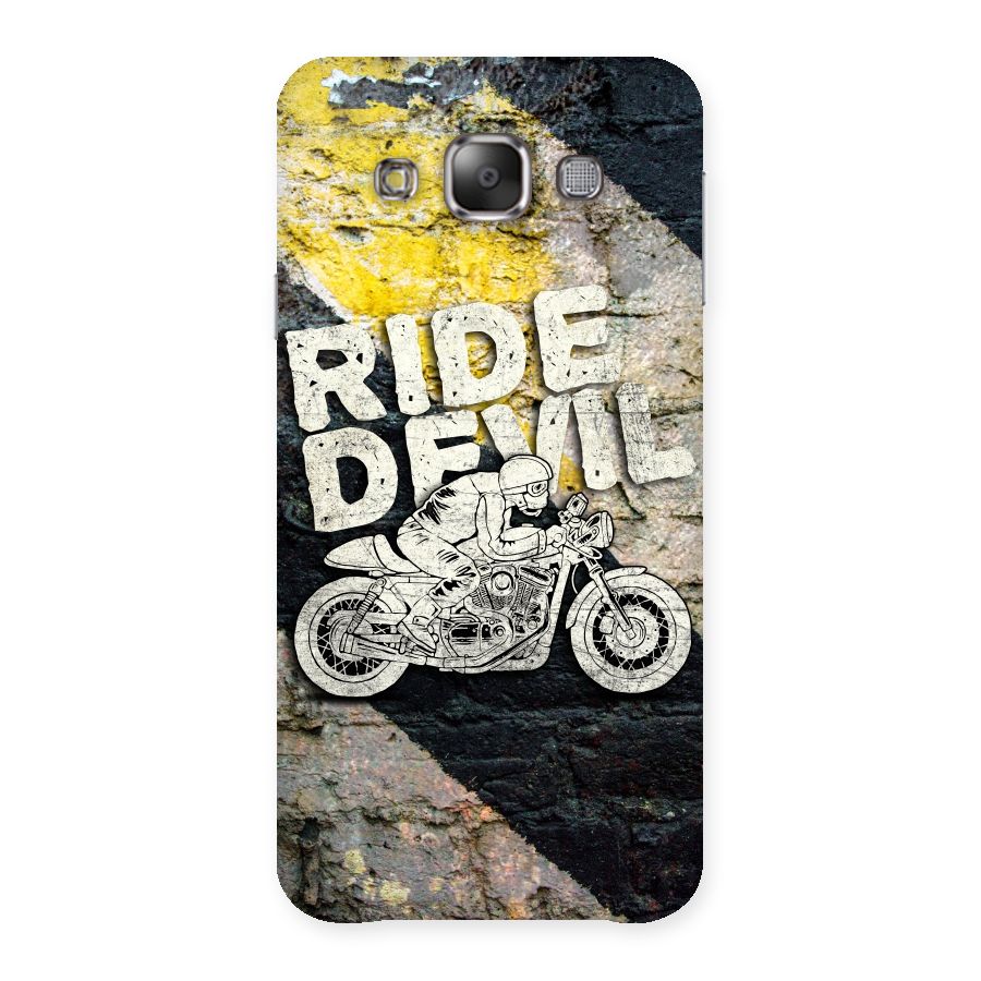 Ride Devil Back Case for Galaxy E7