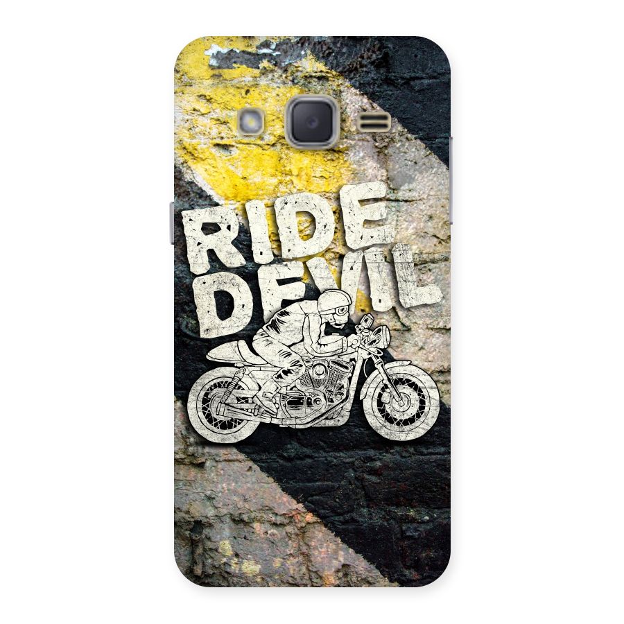 Ride Devil Back Case for Galaxy J2