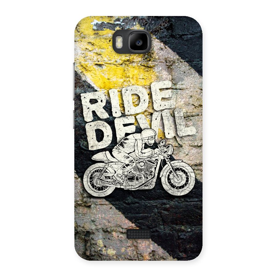 Ride Devil Back Case for Honor Bee