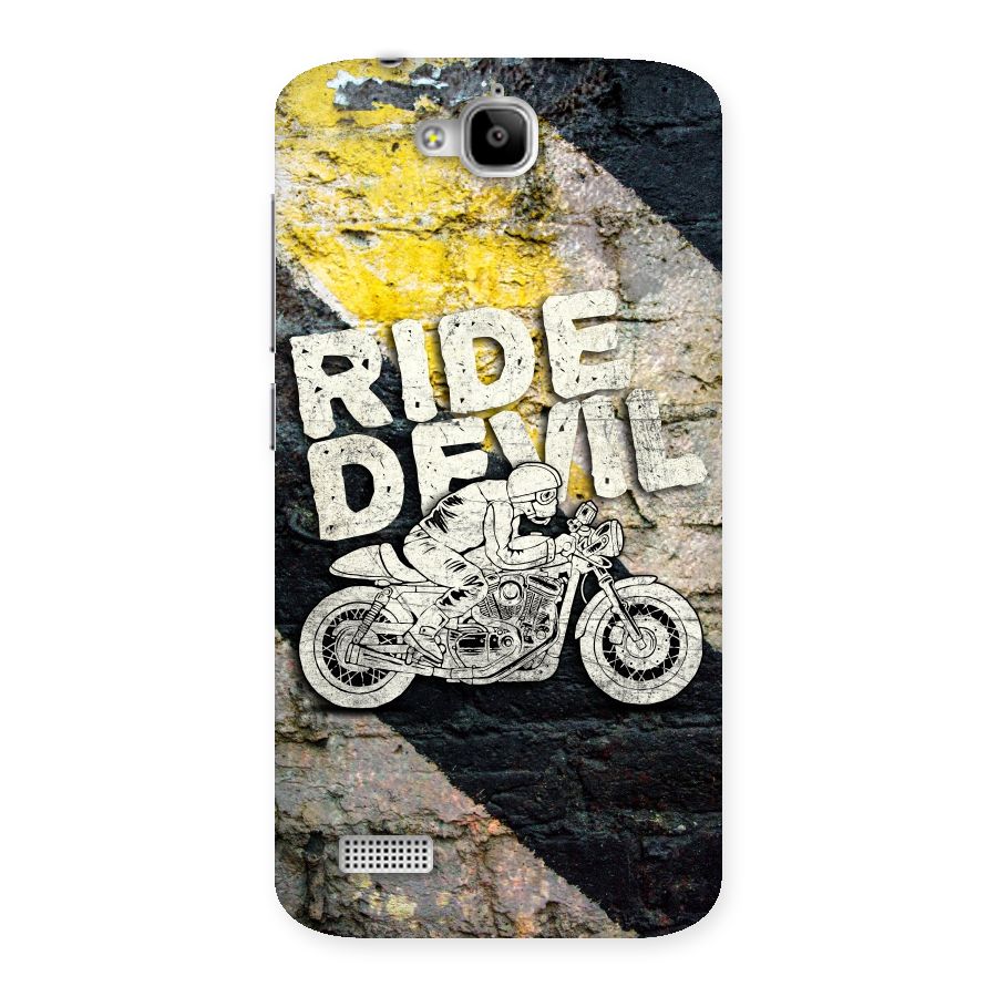 Ride Devil Back Case for Honor Holly
