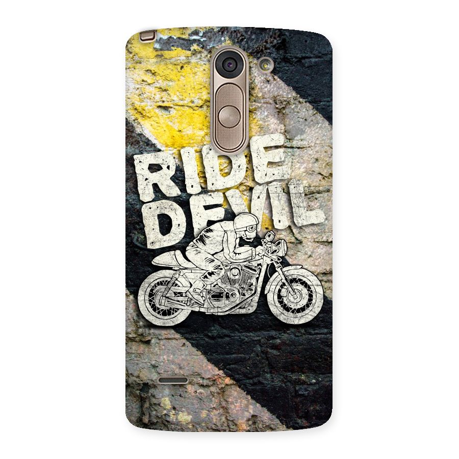 Ride Devil Back Case for LG G3 Stylus