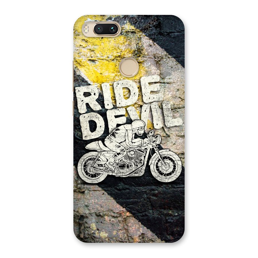 Ride Devil Back Case for Mi A1