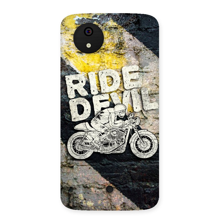 Ride Devil Back Case for Micromax Canvas A1
