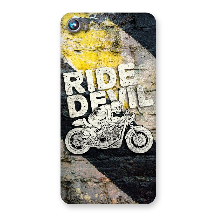 Ride Devil Back Case for Micromax Canvas Fire 4 A107