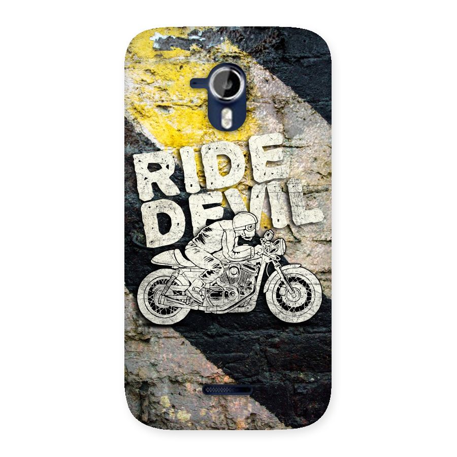 Ride Devil Back Case for Micromax Canvas Magnus A117