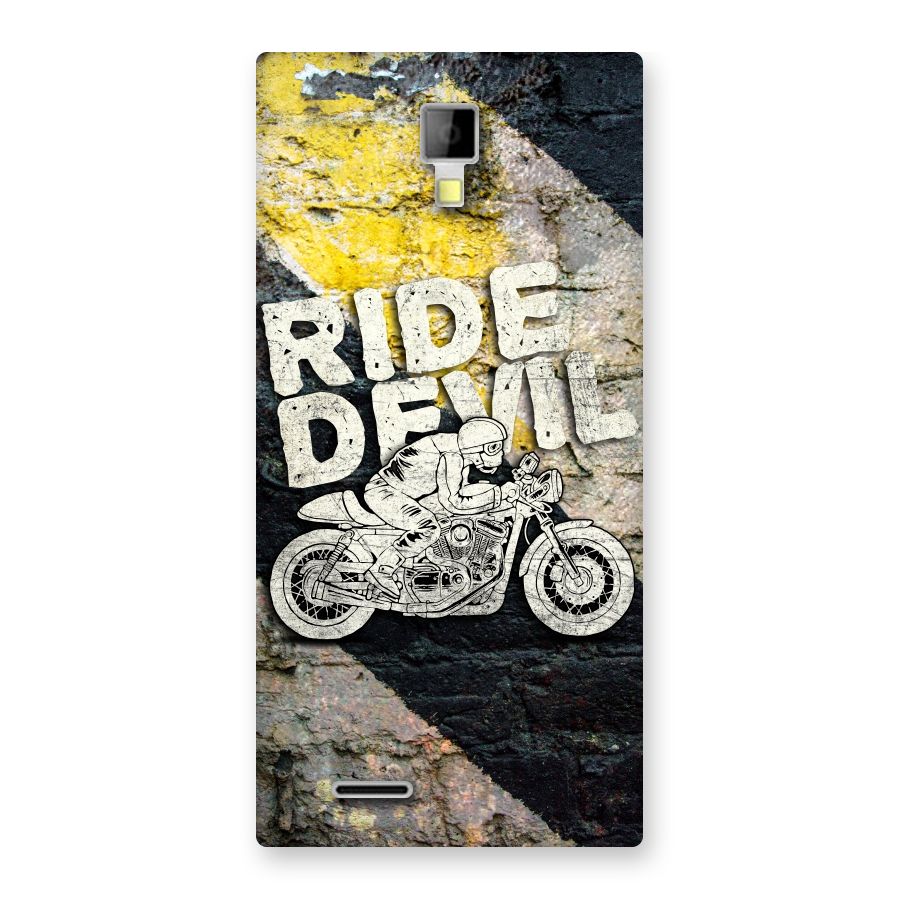 Ride Devil Back Case for Micromax Canvas Xpress A99