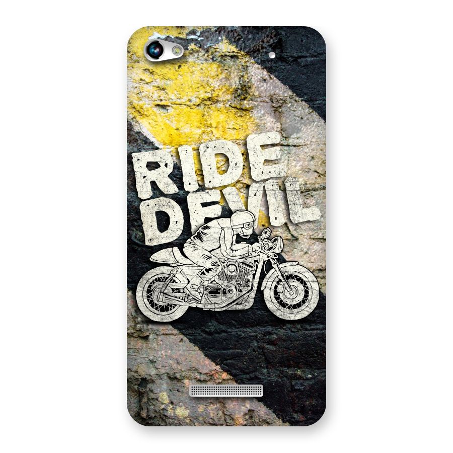 Ride Devil Back Case for Micromax Hue 2
