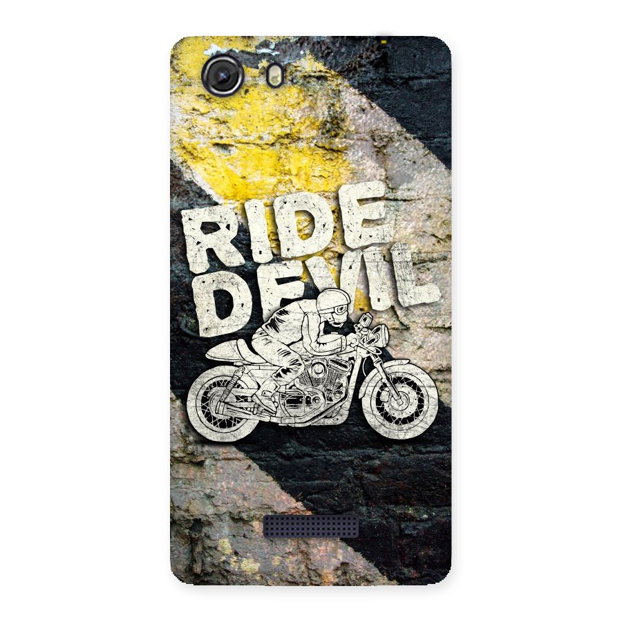 Ride Devil Back Case for Micromax Unite 3