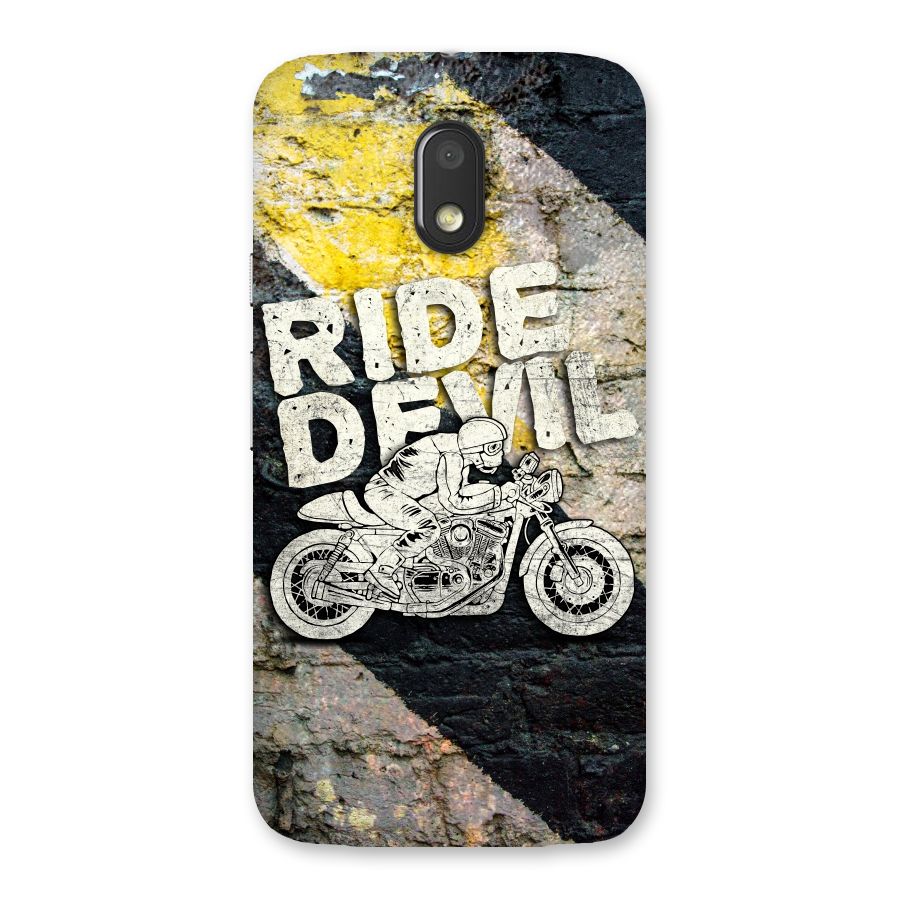 Ride Devil Back Case for Moto E3 Power
