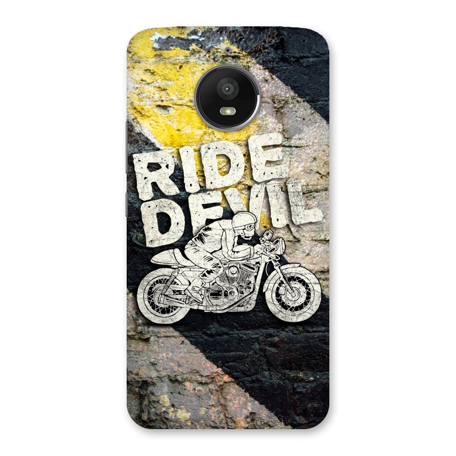 Ride Devil Back Case for Moto E4 Plus
