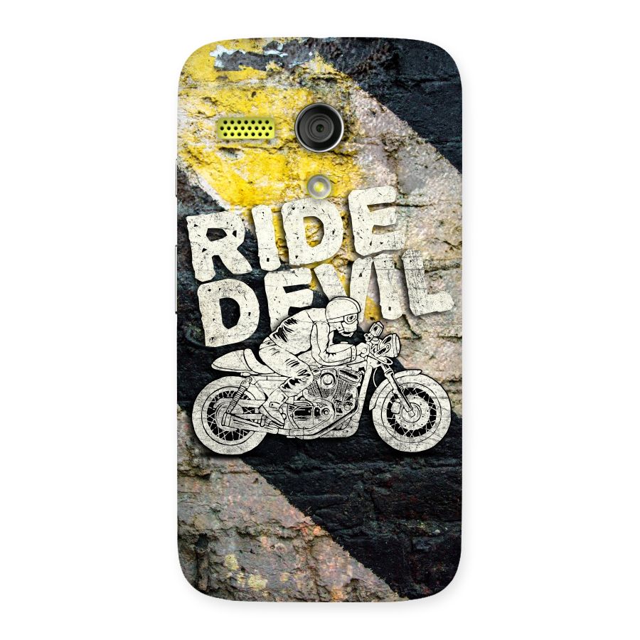 Ride Devil Back Case for Moto G