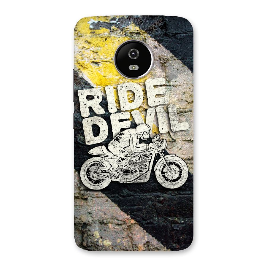 Ride Devil Back Case for Moto G5