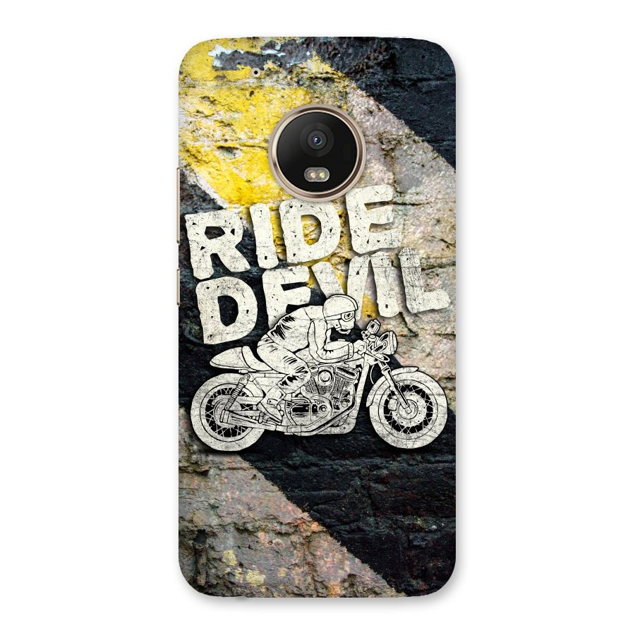 Ride Devil Back Case for Moto G5 Plus