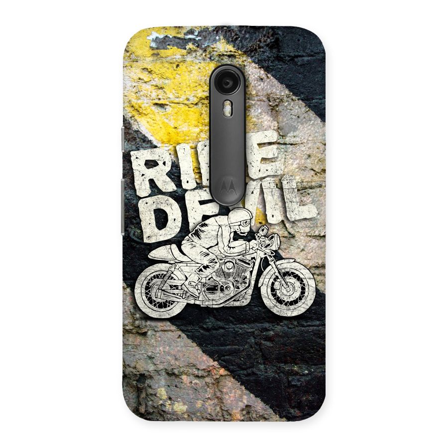Ride Devil Back Case for Moto G Turbo