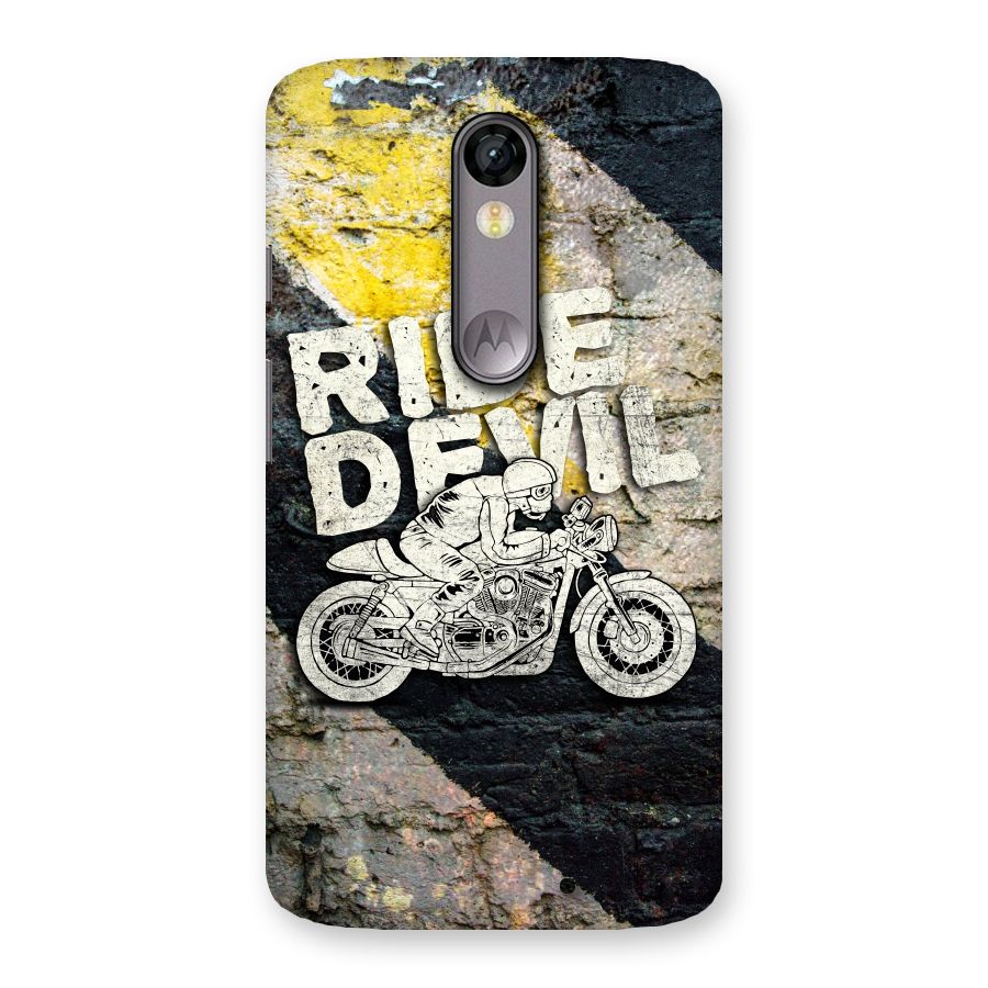 Ride Devil Back Case for Moto X Force