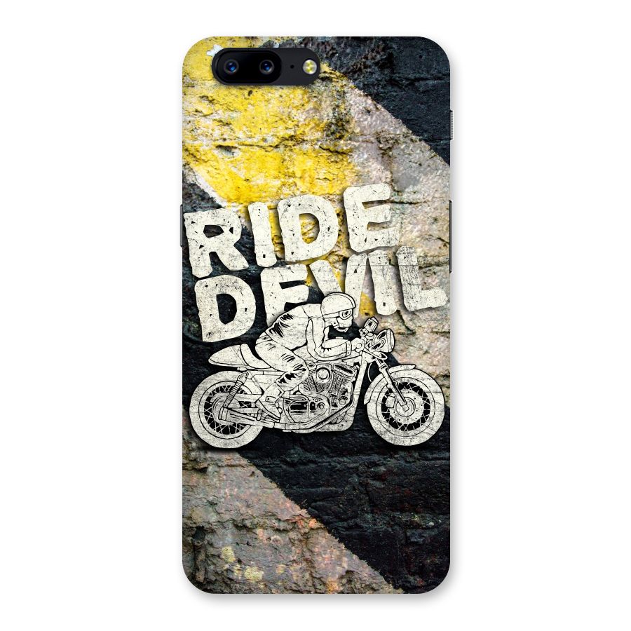 Ride Devil Back Case for OnePlus 5