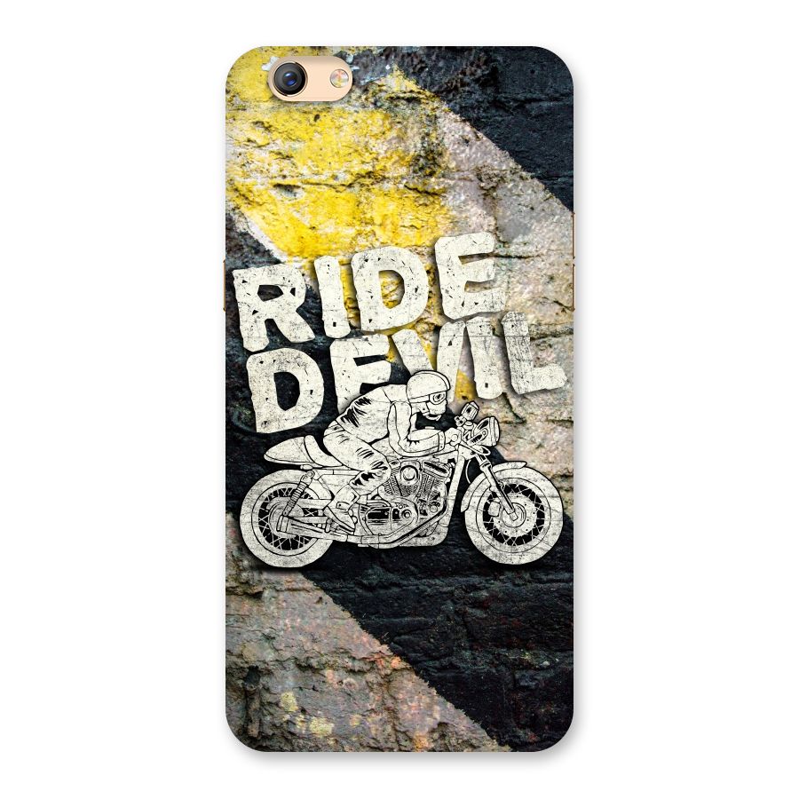 Ride Devil Back Case for Oppo F3 Plus