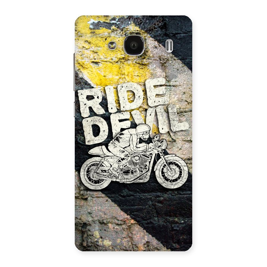 Ride Devil Back Case for Redmi 2 Prime