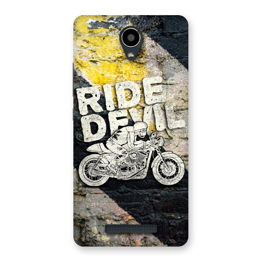 Ride Devil Back Case for Redmi Note 2