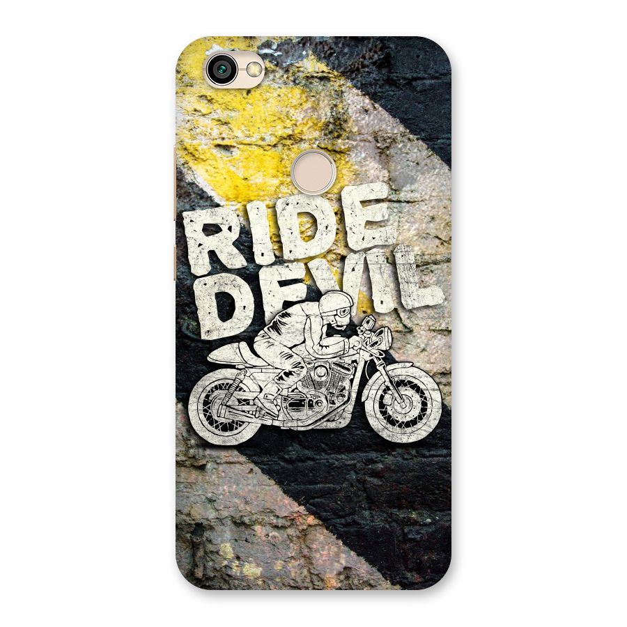 Ride Devil Back Case for Redmi Y1 2017